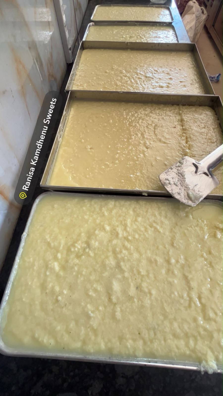 Freshly Set Mithai Trays